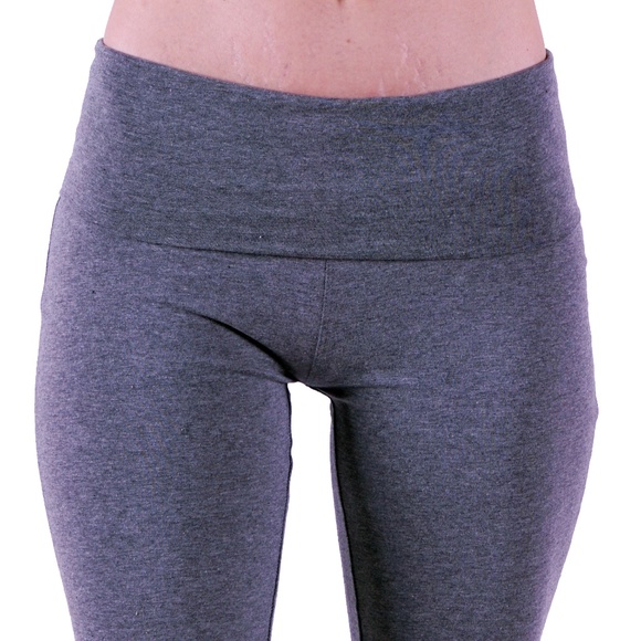Yoga wide leg flipable waistbend leggings - Picture 3 of 3